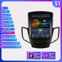 9,7 colių QLED ekranas 2 din Android automobilio radijo daugialypės terpės vaizdo grotuvas, skirtas Ford Fiesta 2009–2017 GPS Navi Carplay Auto 4G LTE RDS AI išmanusis ekranas S1 8Core 3G 32G
