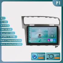 Hizpo Hizpo 10.1 Carplay 4G 2 Din Android 13 Car Radio for Volkswagen Golf 7 2013 - 2017 Black Grey Video Player GPS DSP Intelligent Autoradio RDS P1 G 4Core 1G 32G AI