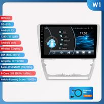 Hizpo 10.1 „Carplay 4G 2Din Android 13“ automobilio radijas, skirtas „Skoda Octavia 2 2008–2013“ multimedijos vaizdo grotuvui, GPS, DSP, autoradio, RDS, kompiuterio išmaniajam ekranui W1 S 8Core 2G 32G