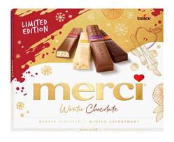 Saldainiai MERCI Winter Chocolate, 250 g