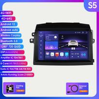 Hizpo 8G+128G galvos blokas skirtas Toyota Sienna 2 XL20 2003-2010 Automobilių radijas Multimedija Vaizdo grotuvas Navigacija Stereo GPS Android Auto Carplay 4G Autoradio S5 8Core 4G 64G