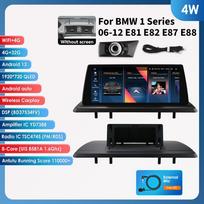 Hizpo 10.25  Automobilio multimedijos grotuvas GPS navigacija palaiko Carplay Android Auto BMW 1 serijai 06-12 E81 E82 E87 E88 Be ekrano GPS stereo RDS 4W 4G 32G