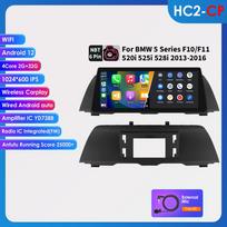 Hizpo 4G LTE 10,25 colio Automobilinė multimedija su DSP palaikymu, Išmanusis Carplay Android Auto BMW 5 serijai F10/F11 520i 525i 528i(2013-2016 m) NBT HC2 2G 32G