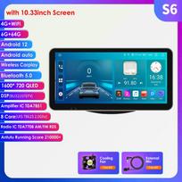 8+128G Carplay Android Car AutoRadio, skirtas Toyota RAV4 Rav 4 2006 2007 2008 2010 2011 2012 2D radijo daugialypės terpės grotuvas GPS stereo išmanusis ekranas S6 8Core 6G 64G