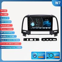 Ossuret 2DIN Android Automagnetola Hyundai Santa Fe 2 2006 - 2012 Automobilio Radijas Multimedia Vaizdo Grotuvas GPS Navigacija Pagrindinis Blokas Išmanusis Carplay Auto RDS W7 8Core 6G 128G,AI