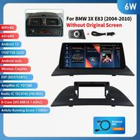 Hizpo 10.25  Automobilio multimedijos grotuvas GPS navigacija Palaiko DSP Carplay Android Auto BMW X3 E83 (2004–2010 m) Be originalaus ekrano DVR kamera RDS FM 6W 6G 64G