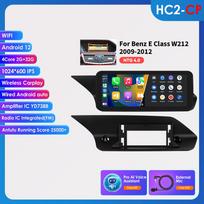 Hizpo 10.25  Išmanusis RDS automobilio ekrano stereo grotuvas, palaikantis Carplay Android Auto, skirtas Mercedes Benz W212 E-Class E200 E230 E260 E300 S212 2009-2012 NTG 4.0 HC2 2G 32G AI