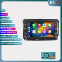 „Ossuret“ 7 colių „Android Auto“ automobilio radijas su GPS stereo sistema, skirtas „VW GOLF“, „PASSAT“, „Polo“, „Fabia“, „Tiguan“, „Jetta“, „Caddy“, „Octavia“, „YEti“, „Superb“, „Fabia Leon“ išmanioji multimedija P2CP 4Core 2G 32G