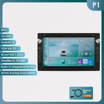 Ossuret Carplay 4G Automobilio radijas AI GPS skirtas VW Golf 4 Passat POLO Transport T5 Multivan Seat Jetta Išmanusis ekranas 8 branduolių DSP Automobilio multimedijos grotuvas P1 4Core 1G 32G