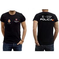Sunkiosios medvilnės gatvės stiliaus anime Ispanija Nacionalinės policijos UIP Policia trumpomis rankovėmis 100% medvilnės laisvalaikio marškinėliai laisvas viršus dydis S-5XL S