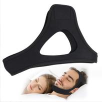 Neoprene Anti Snoring Chin Strap Stop Snore Jaw Belt Snore Stopper Sleep Anti Apnea Chin Support Straps Night Sleeping Aid Tools juoda