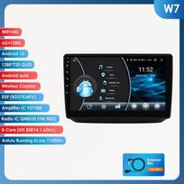 Ossuret 10.1'' QLED ekranas 2din Android automobilio radijas Multimedijos vaizdo grotuvas Skoda Fabia 2 2007 - 2014 GPS Navigacija Carplay AutoIntelligent 4G RDS WIFI W7 8Core 6G 128G