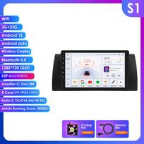 Hizpo For BMW X5 E39 E53 1999-2006 M5 Automobilio radijas Multimedijos vaizdo grotuvas Navigacija GPS Android 13 Stereo WIFI FM AM RDS OBD2 SWC Carplay Grotuvas GPS S1 8Core 3G 32G