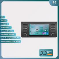 Hizpo 7 colių 2 DIN Android 13 Automobilio multimedijos grotuvas BMW X5 11 E53 E39 M5 1996-2003 Stereo GPS navigacija Garso Sistema Išmanusis Carplay 4G Automobilio radijas P1 4Core 1G 32G