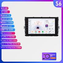 Ossuret 360 Camera Carplay 4G 2din Android Car Radio For VW MQB Polo Plus T-Cross Zoals T-Kruis T-Roc Tharu Sagitar Intelligent Autoradio GPS Stereo S6 8Core 6G 64G