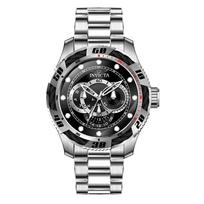 Invicta Speedway GMT Nerūdijančio plieno Juodas ciferblatas Kvarcinis INV45755 100M Vyriškas laikrodis juoda