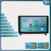 Hizpo „Carplay 4G Android 13“ automobilio radijas, skirtas „Peugeot 407 CC SW 2004–2011 407CC“ multimedijos vaizdo grotuvui, GPS, autoradijui, išmaniajam ekranui, vaizdo registratoriui ir kt. P1 4Core 1G 32G AI