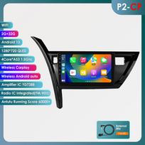 Hizpo Carplay 4G 10.1 colio Išmaniosios automobilio sistemos Android automobilio radijas Toyota Corolla Auris 2013 - 2016 m. GPS Stereo Išmanusis ekranas Bluetooth RDS P2CP 4Core 2G 32G