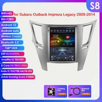 Ossuret 9.7  Android 13 Belaidis Carplay Subaru Outback Impreza Legacy 2009-2014 Automobilio Stereo Radijas GPS Išmanusis Medijos Grotuvas 4G BT 2 Din S8 8Core 8G 128G