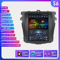 Ossuret Android Car Radio for Toyota Corolla E140 2006 - 2013 Multimedia 9.7inch Vertical Screen Carplay Android Auto Intelligent Player Nav GPS RDS S6 8Core 6G 64G AI