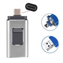 USB laikmena USB-C 128GB atminties laikmena,  Sidabrinis
