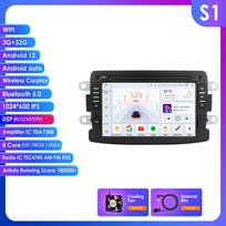 Hizpo Išmanusis RDS 7862 2din Android Automobilinis Radijas Dacia Logan Dokker Duster Sandero Lodgy Renault Captur Symbor Duster Lada Xray 2 Multimedia GPS S1 8Core 3G 32G