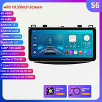 Hizpo 9'' 10,33 colio 2 din Android Autoradio GPS, skirtas Mazda 3 Mazda3 2011–2013 Automobilių radijas Multimedijos vaizdo grotuvas Sumanus ekranas Carplay Auto 4G S6 8Core 6G 64G