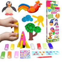 Plastilinas Ciastolina Plastilino spalvota tešla modeliavimui 9 vnt.
