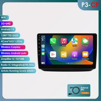 Ossuret 10.1'' QLED ekranas 2din Android automobilio radijas Multimedijos vaizdo grotuvas Skoda Fabia 2 2007 - 2014 GPS Navigacija Carplay AutoIntelligent 4G RDS WIFI P3CP 4Core 2G 64G
