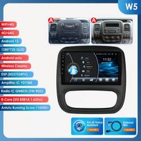 Ossuret 4G AI balso Android Auto radijas Renault Trafic 3 2014-2021 Opel Vivaro B 2014-2018 Carplay Automobilio multimedija Išmanusis ekranas GPS 2DIN W5  A 8Core 4G 64G AI