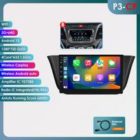 Ossuret 4G 9'' dirbtinio intelekto išmanioji sistema belaidis CarPlay Android Auto radijas Iveco Daily 2013-2021 automobiliui Multimedia GPS 2din išmanusis ekranas DVR kamera P3CP B 4Core 2G 64G