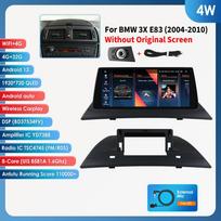 Hizpo 10.25  Automobilio multimedijos grotuvas GPS navigacija Palaiko DSP Carplay Android Auto BMW X3 E83 (2004–2010 m) Be originalaus ekrano DVR kamera RDS FM 4W 4G 32G