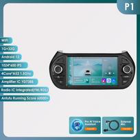 Ossuret Intelligent Carplay 4G RDS 7'' 7862 AI 2din Android 13 Car Radio for Fiat Fiorino /Citroen Nemo / Peugeot Bipper GPS Multimedia Video Player P1 4Core 1G 32G AI