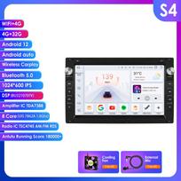 Ossuret Carplay 4G Automobilio radijas AI GPS skirtas VW Golf 4 Passat POLO Transport T5 Multivan Seat Jetta Išmanusis ekranas 8 branduolių DSP Automobilio multimedijos grotuvas S4 8Core 4G 32G