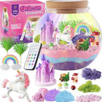 Šviečiantis vaikiškas vienaragio terariumo rinkinys Unicorn Terrarium Kit
