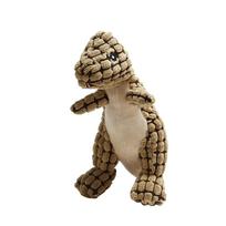 Nenugalimas ir tvirtas dinozauras, šunų žaislas, tinkantis agresyviai kramtančioms šunims, ir girgždantis pliušinis šunų žaislas One Size