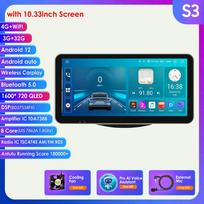 8+128G Carplay Android Car AutoRadio, skirtas Toyota RAV4 Rav 4 2006 2007 2008 2010 2011 2012 2D radijo daugialypės terpės grotuvas GPS stereo išmanusis ekranas S3 8Core 3G 32G AI