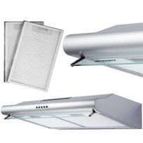 Gartraukis Po gartraukiu montuojamas absorbentas, Berdsen BE-10-A INOX, 60 cm., juodas