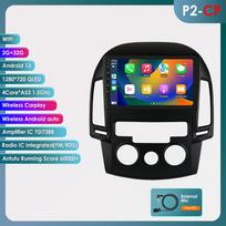 Ossuret Carplay 4G Kamera Android 13 Automobilio Radijas Auto Hyundai I30 2006 - 2011 Rankinis Multimedia Vaizdo Grotuvas GPS 2din Autoradio Išmanusis Ekranas RDS P2CP  MT 4Core 2G 32G