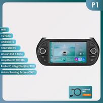 Ossuret Intelligent Carplay 4G RDS 7'' 7862 AI 2din Android 13 Car Radio for Fiat Fiorino /Citroen Nemo / Peugeot Bipper GPS Multimedia Video Player P1 4Core 1G 32G