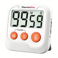 Elektroninis virtuvinis laikmatis LCD,  Baltas