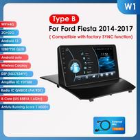 Hizpo 2din Android automobilinis radijas Ford Fiesta 2009 - 2017 automobiliui, multimedijos vaizdo grotuvas, GPS navigacija, pagrindinis įrenginys, CarPlay, 4G, WIFI, išmanusis DVR, DSP W1 C 8Core 2G 32G