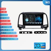 Ossuret 2DIN Android Automagnetola Hyundai Santa Fe 2 2006 - 2012 Automobilio Radijas Multimedia Vaizdo Grotuvas GPS Navigacija Pagrindinis Blokas Išmanusis Carplay Auto RDS W5 8Core 4G 64G