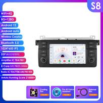 Hizpo 7 colių 8G 128G AI balso 2Din Android Auto radijas BMW 3 E46 M3 318 320 325 330 335 Carplay 4G NET automobiliui Multimedia GPS intelektualus Auto radijas S8 8Core 8G 128G AI