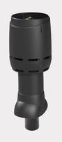Izoliuotas kanalizacijos vėdinimo vamzdis su gauptu Vilpe Flow 110P/IS/350, juoda, D110/H500 mm