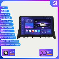 Hizpo 8GB+128GB 9'' 2Din Android 12 DSP RDS automobilinio radijo multimedijos vaizdo grotuvas, skirtas Mercedes Benz C-Class 3 W204 S204 2006-2011 SWC GPS Carplay 4G S1 8Core 3G 32G