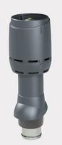 Izoliuotas kanalizacijos vėdinimo vamzdis su gauptu Vilpe Flow 125P/IS/500, pilka, D125/H500 mm