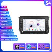 Hizpo 2Din Android automobilio radijas Volkswagen Golf 5 6 Polo Passat B6 B7 CC Skoda Jetta Universaliam Multimedia Carplay Wifi GPS Išmaniajai Navigacijai S4 8Core 4G 32G AI