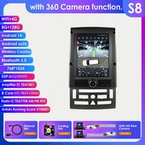 Hizpo 9.7 AI Belaidis CarPlay Android Auto Automobilio Radijas Peugeot 407 SW CC 2004-2011 Stereo Multimedia GPS Galvos Vieneto Ekranas WIFI Išmanusis Ekranas S8 8Core 8G 128G 360
