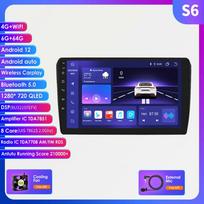 Hizpo 4G+WIFI 2 Din Android Auto radijas, skirtas A3 8P 2003–2013 Carplay Car Multimedia GPS 2din Autoradio Navigation GPS Head Unit Automotivo Video S6 8Core 6G 64G